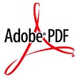 Adobe PDF-logo verkleind