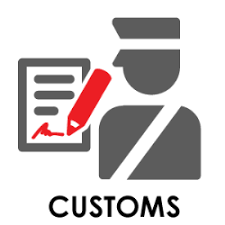 Customs employee graphic